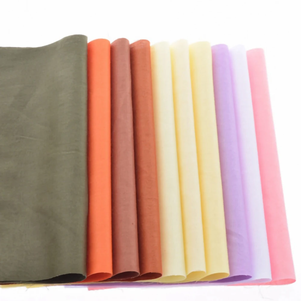 38pcs Twill Cotton Fabric 20cmx30cm,Soft Solid Color DIY Sewing Cloth Material for Baby&Kids Quilting Patchwork,Assorted Mix Set