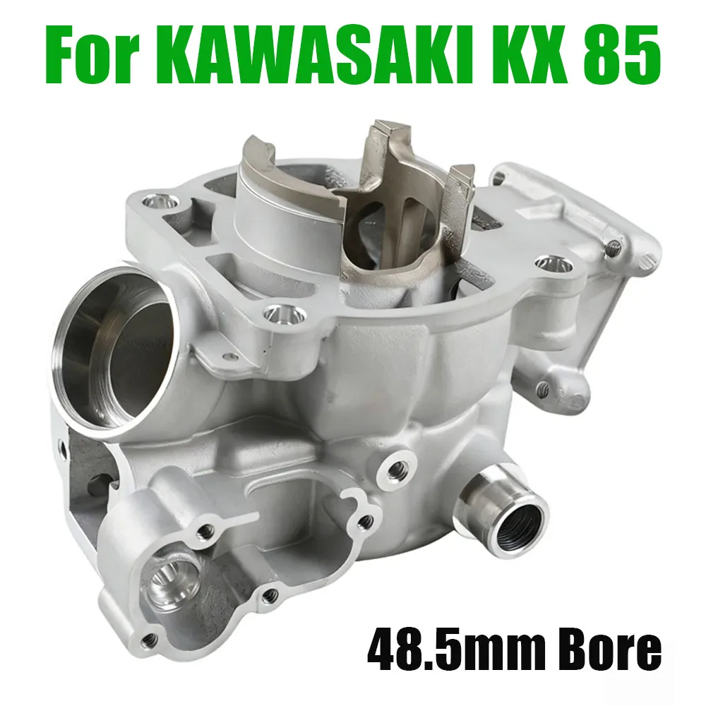 

New For KAWASAKI KX 85 KX85 Motorcycle Accessories STD 48.5mm Standard Bore Forged Engine Cylinder Assembly Cylinder Block