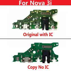 Original Charging Port For Huawei Nova 3i Micro USB Charge Board PCB Dock Connector Flex with Mic Replacement Spare Parts