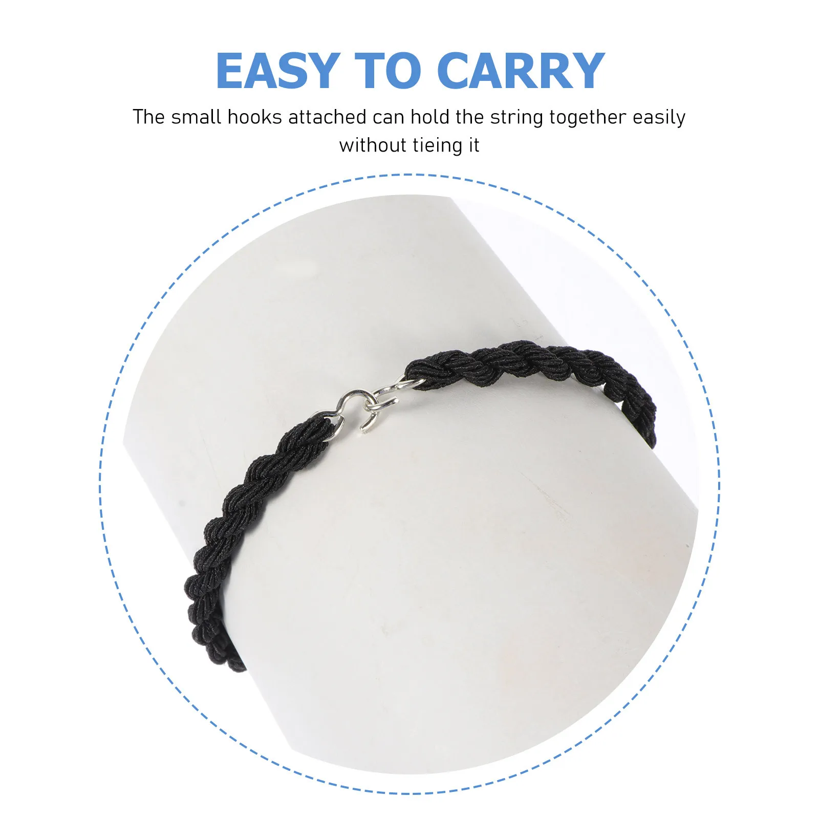 

Elastic Braided Rope Camping Leggings Ropes Outdoor Trousers Belt For Hiking Riding Cycling Boot Tightening Band High