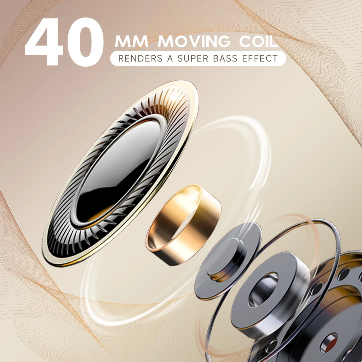 B35s Vereinfachte Version Bluetooth Wireless Headset mit echtem Stereo-Kopfhörer als Geschenk