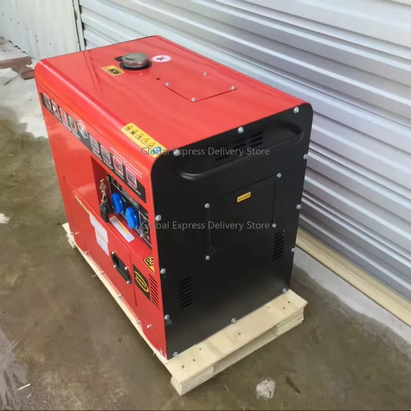 

30L Fuel Tank 10KW 10KVA Silent Soundproof Generator Sets Engine Digital Panel 8KW 6KW 5KW 3KW Generator Set
