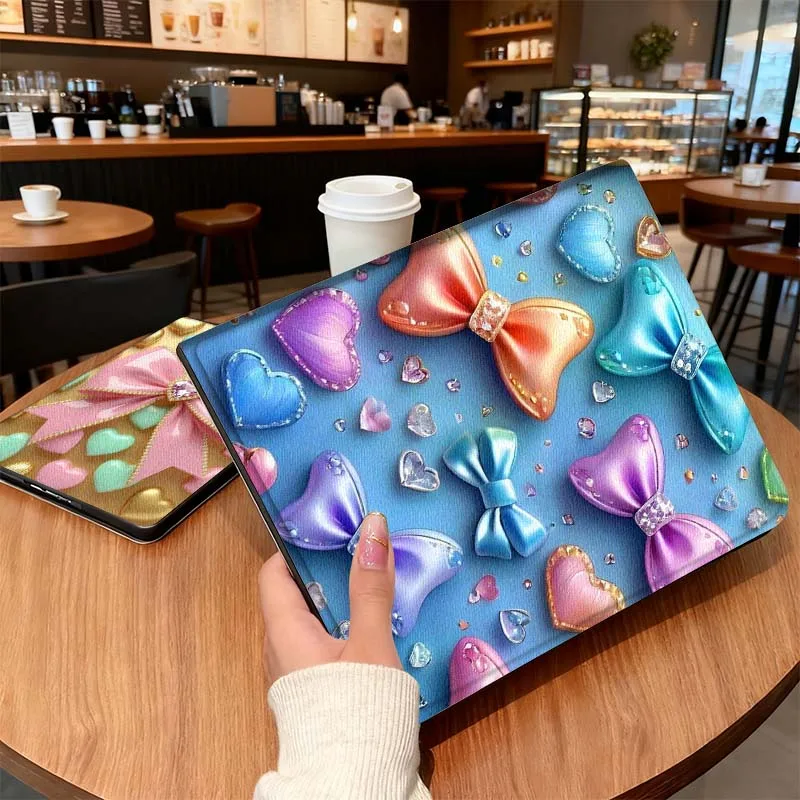 

Luxurious bow pattern For iPad Pro Air 5th 6th 7th 13 M3 M4 M5 12.9 13.3 inch 2018 2022 2024 2025 Tablet Case