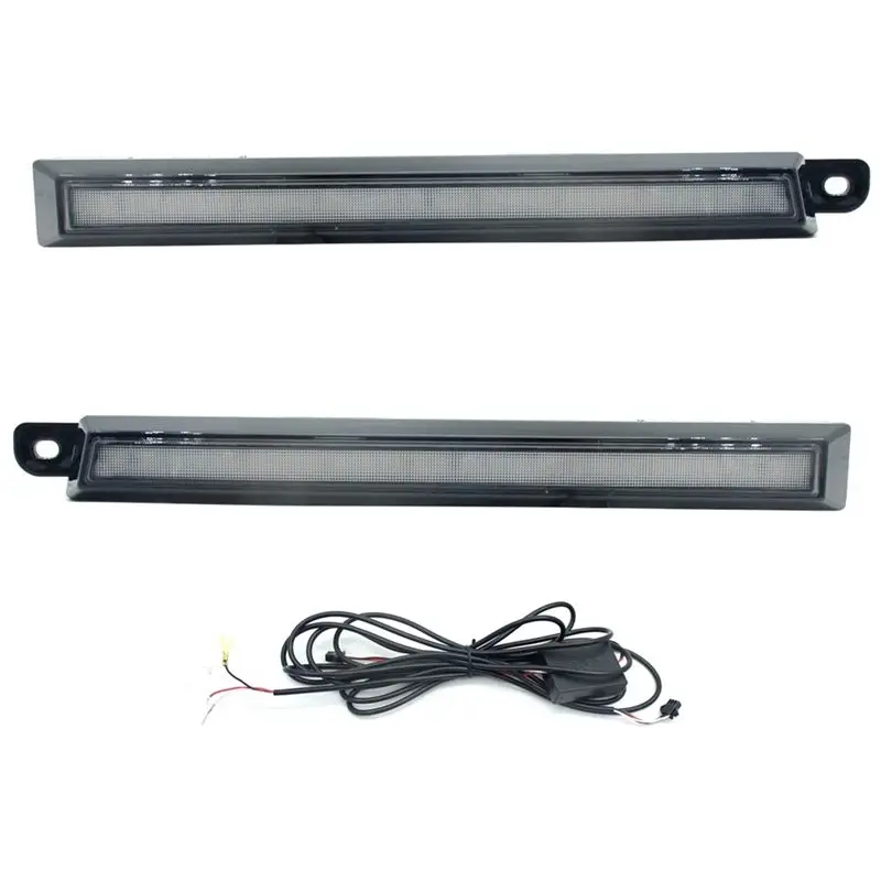 LED Front Side Marker Daytime Running Lamp Amber Sequential Turn Signal Light For Toyota Tacoma 1998-2000-A20R