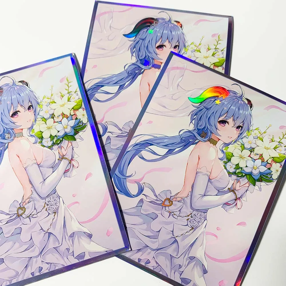 60PCS 67x92mm Genshin Impact Game GanYu Anime Card Sleeves Board Game Cards Protector Cards Shield for MGT WS Trading Cards