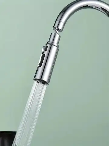 3 Modes Faucet Splash Proof Head Spout Filter Metal Extender Faucet Kitchen Aerator Universal Connector