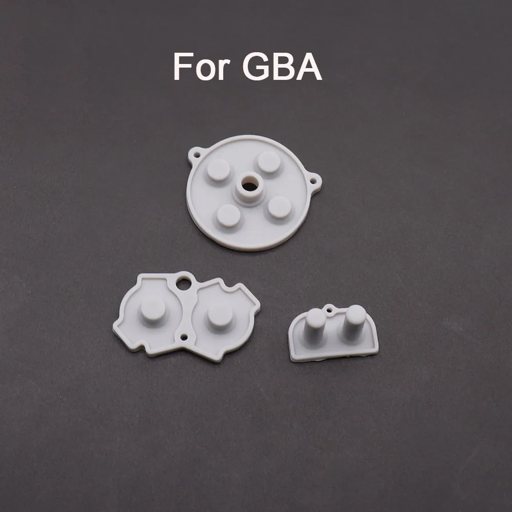 1 Set Rubber Conductive Buttons For Game Boy Classic GB GBA GBC GBP GBA SP GBM Silicone pad Keypad A-B D-pad button - view 3