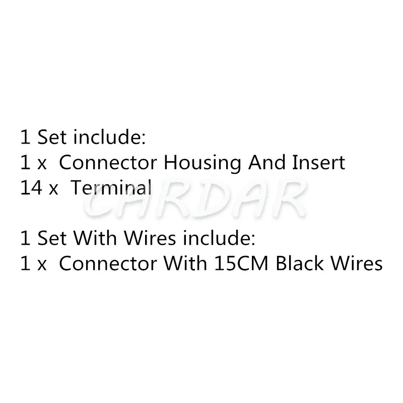 1 Set 14 Pin 770520-1 Hoge Kwaliteit Tyco Amp Ecu Waterdichte Automotive Connector Plug 776273-1 Met terminals