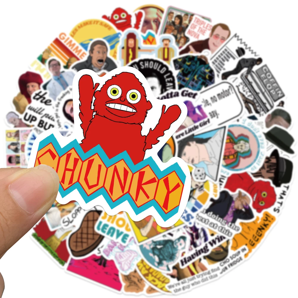 50Pcs Tv-Show Ik Denk Dat Je Stickers Stickers Moet Achterlaten Voor Telefoon Laptop Koffer Koelkast Skateboard Waterdichte Stickers