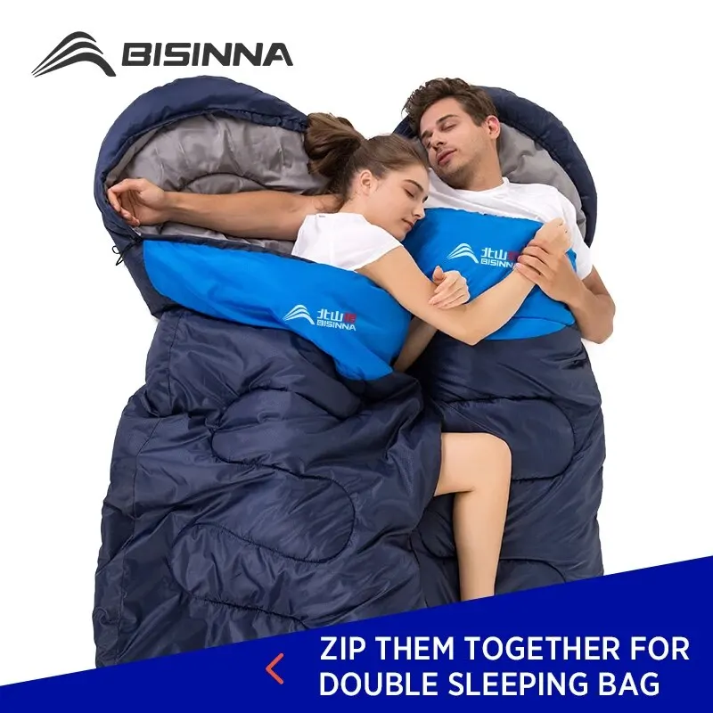 BISINNA Camping Sleeping Bag Ultralight Waterproof Winter Warm Envelope Backpacking Sleeping Bags for Outdoor Traveling Hiking