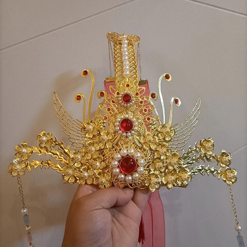 Heavenly Officials Bless Crown Prince Joy God Yue Shen\'s Hair Crown Xie Lian Hair Crown Prop Handmade Cosplay Accessories