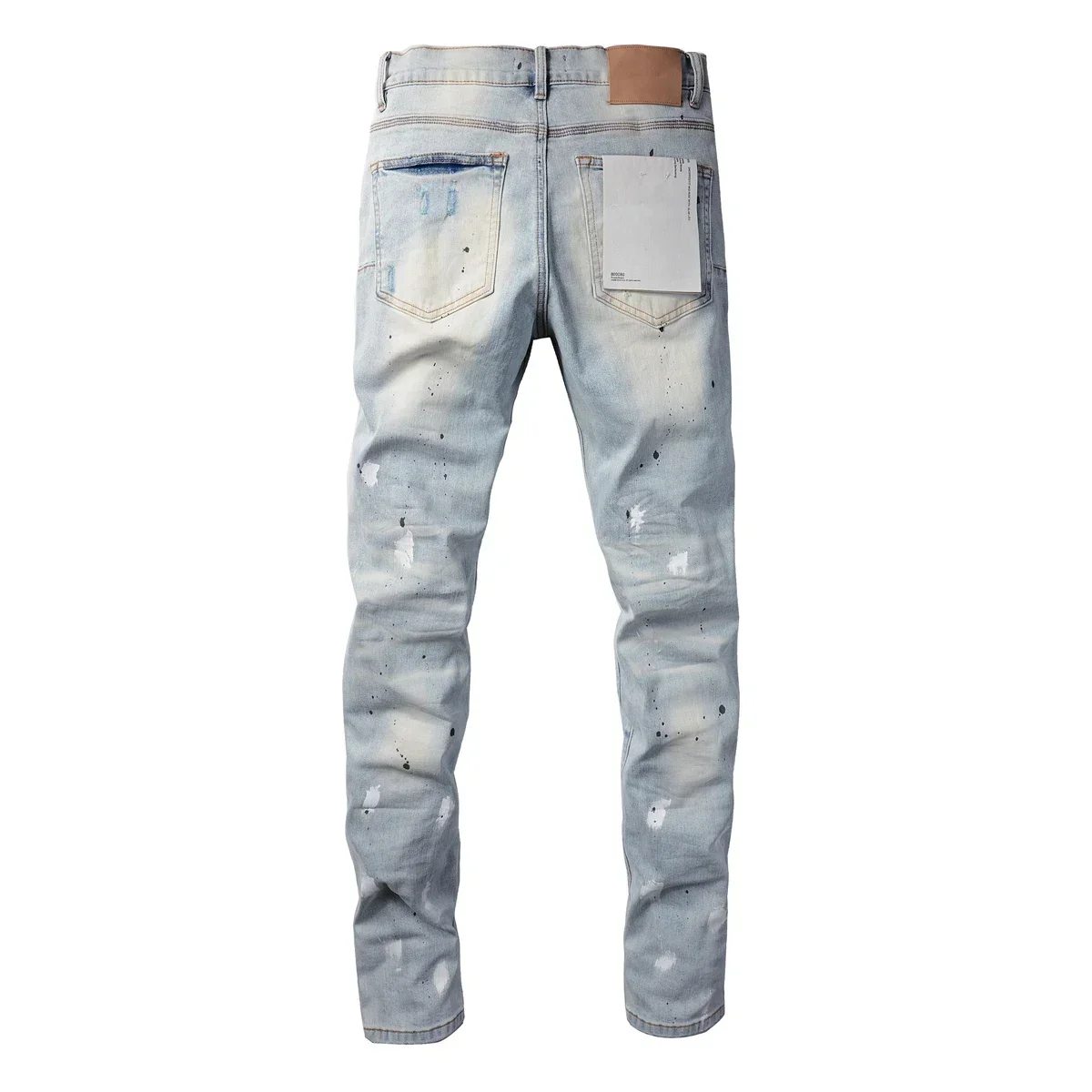 Men's Vintage High-Waist Skinny Jeans 2025 Denim Trousers Low-Rise Repairable Top Quality Streetwear Pants by Brand 9006