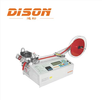 DS-120LR Automatic Hot and Cold Tape Cutter Nylon Ribbon Weaving Belt Cutting Machine