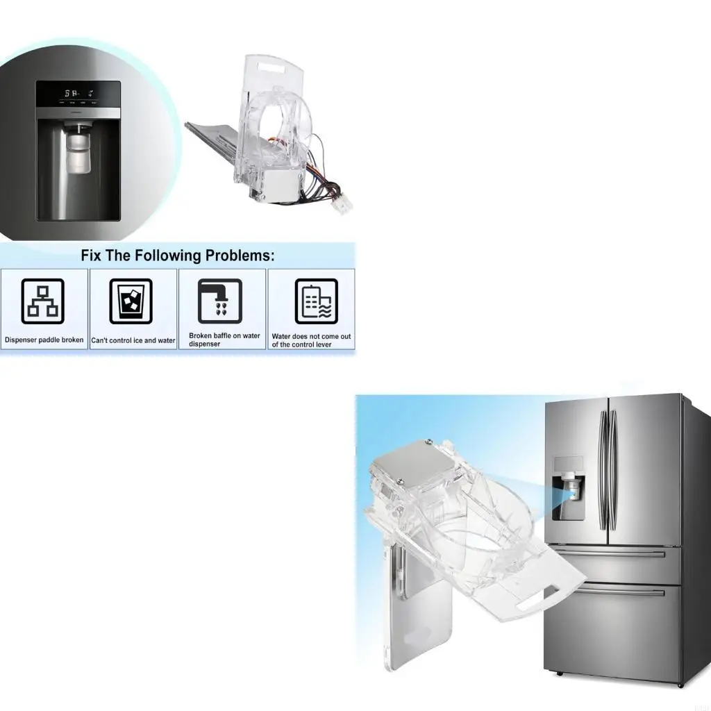 F92F Easy Installation Ice Water Dispenser Control Paddle Refrigerator Dispenser Lever Great for Various Refrigerator Types