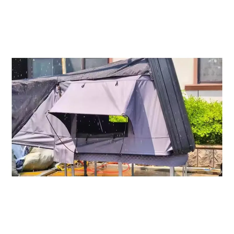 Factory Direct 2026 Waterproof OEM Ultra Light Aluminum Hard Shell Rooftop Tent 4x4 Truck SUV Pickup Aluminum Side Open Roof