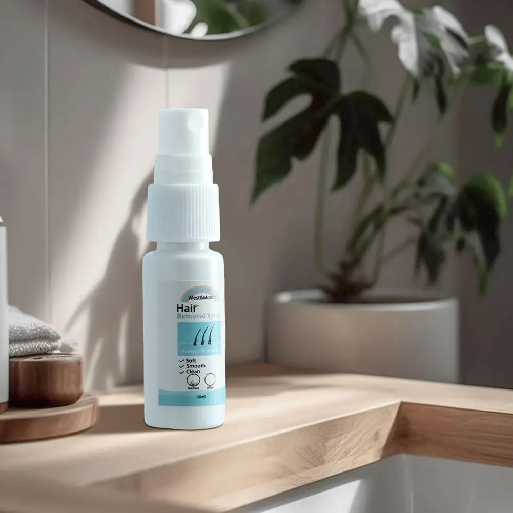 Pulverizador indolor da remoção do cabelo para homens e mulheres, inibidor do corpo, reparação permanente do cabelo, axila, pé, braço, nutrir, J3J9