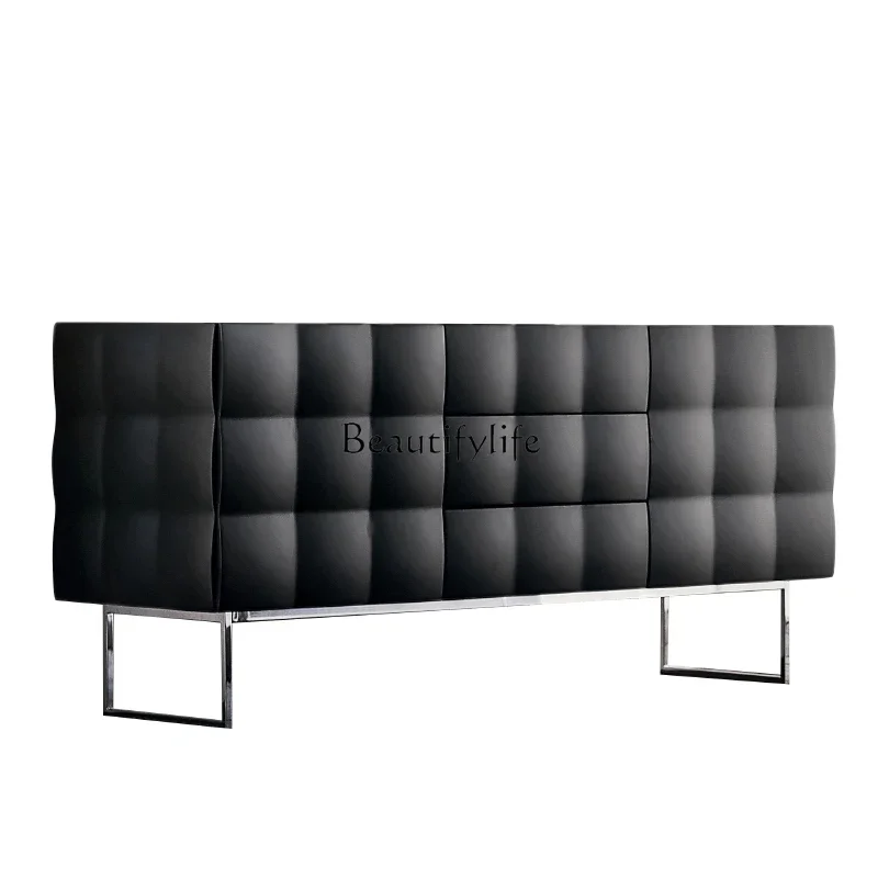 

LJYItalian high-end paint side cabinet minimalist restaurant storage cabinet