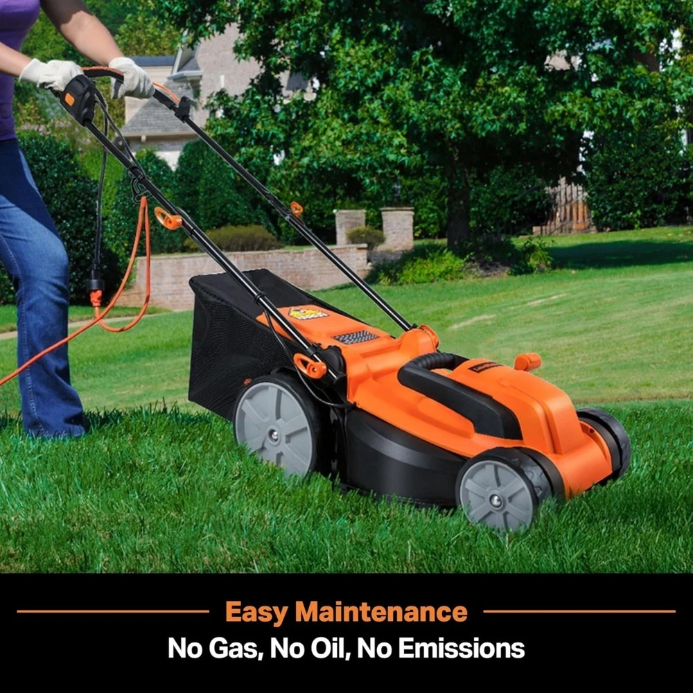 

US Shipping Hot New 12 Amp Electric Lawn Mower 16 Inch Corded Lightweight for Small Yard