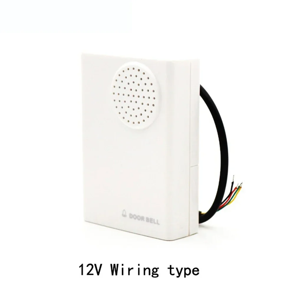 New Doorbell Wired Door Bell Home Improvement Matching Pager Compact Design Connect To 12V Battery Door Chime Wired