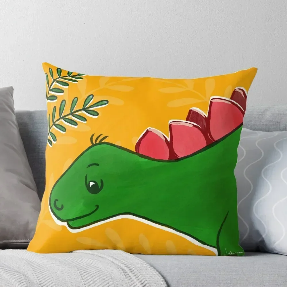 

Little Stegosaurus Throw Pillow pillow cover luxury Pillow Case Christmas