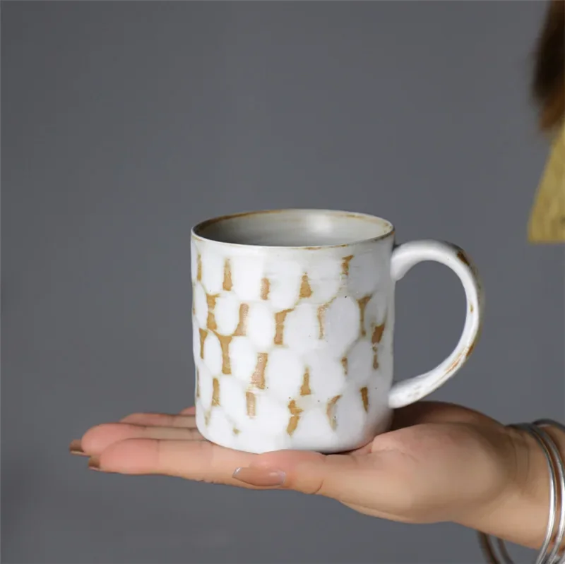 Japanese Ceramic Mug Ins Style Retro Water Cup Coarse Ceramic Coffee Cup