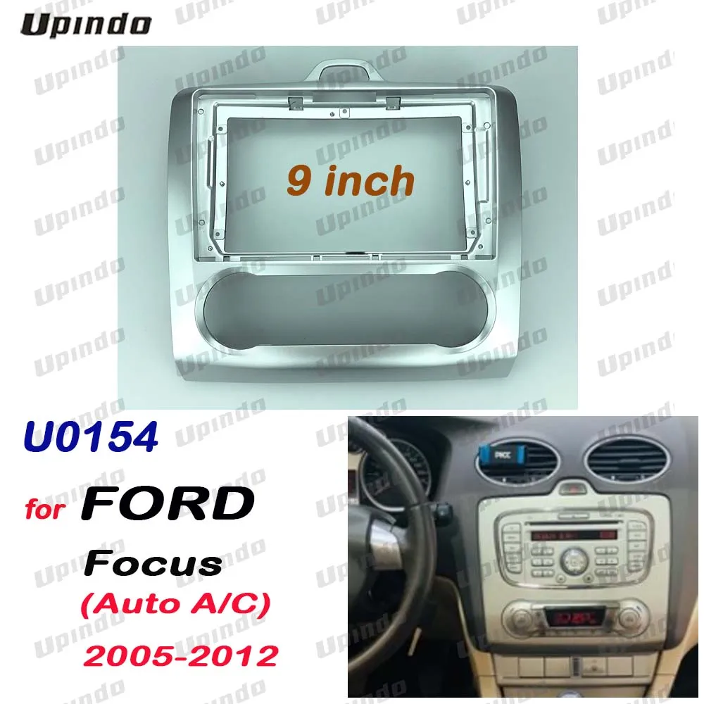 

2 Din 9 Inch Fascia Panel Frame Car Radio for Ford Focus Auto AC 2005-2012 with DVD GPS Mp5 Installation ABS PC Plastic Dash Kit