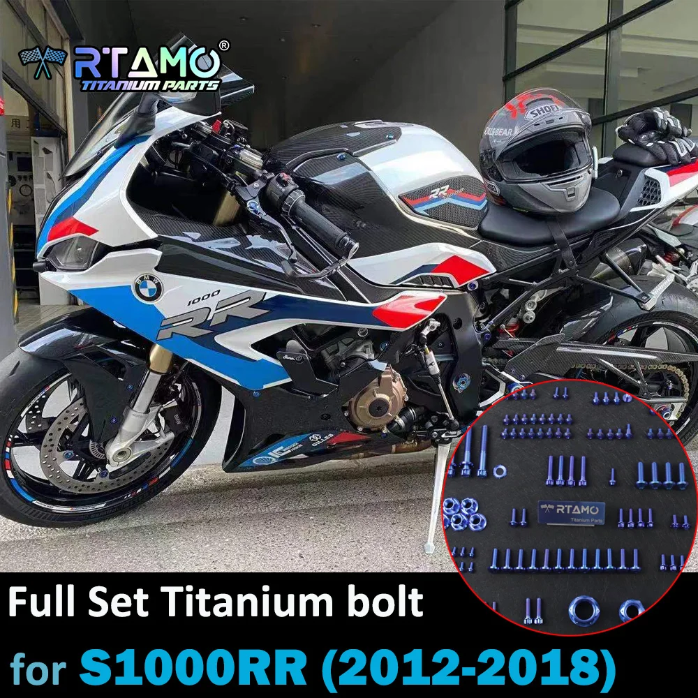 

RTAMO Gr5 Titanium Bolt Full Set for BMW S1000RR (2012-2018)