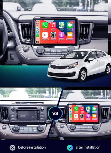 Imagen 2 del producto Carplay auto 4G para Toyota RAV4 2012 - 2018 Radio de coche reproductor de vídeo Multimedia navegación estéreo GPS Android 15 No 2din 2 din dvd