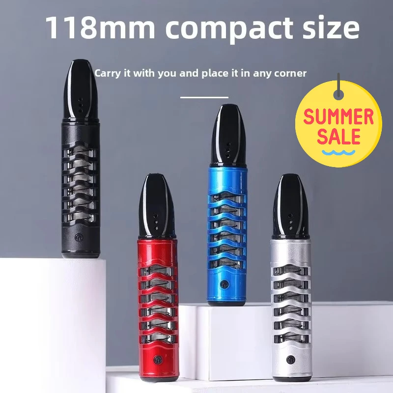 2-in-1 Mini Ashtray Cigarette Holder with USB Tungsten Coil Lighter – Portable Ash Collection Anti-Dirty Cigarette Accessories