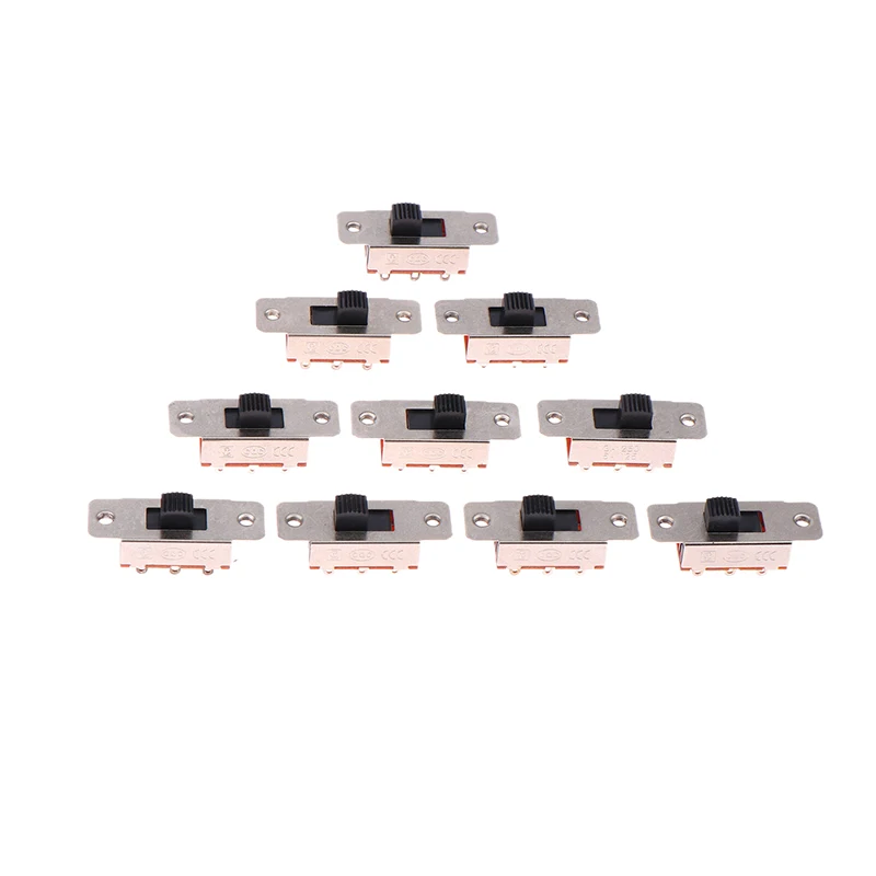 10Pcs 6P SS23F19 Solder Pin 2 Position Slide Switch High Current Car Refrigerator Vacuum Cleaner Electric Vehicle Switch