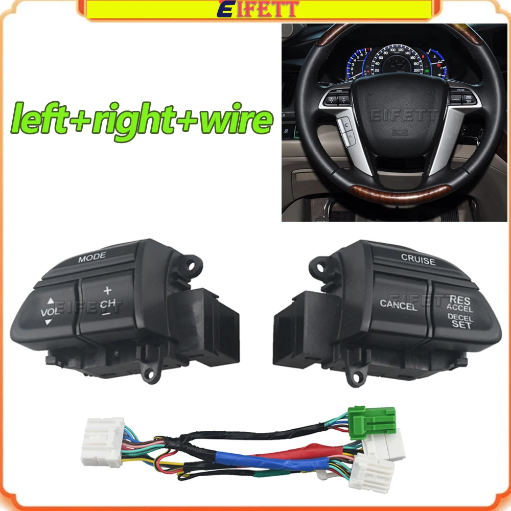 

Top Quality Steering Wheel Control Volume Cruise Button Switch For Honda Accord 2008-2013 Odyssey 2009-2013 78515-TA0-A81ZA