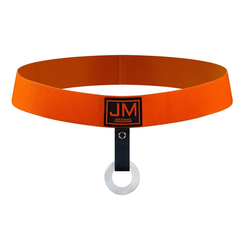 JOCKMAIL Men G String Thong Sexy Underwear Erotic Lingerie Penis Silicone Ring Cockring G-string Bikini T-back Homme Underpants
