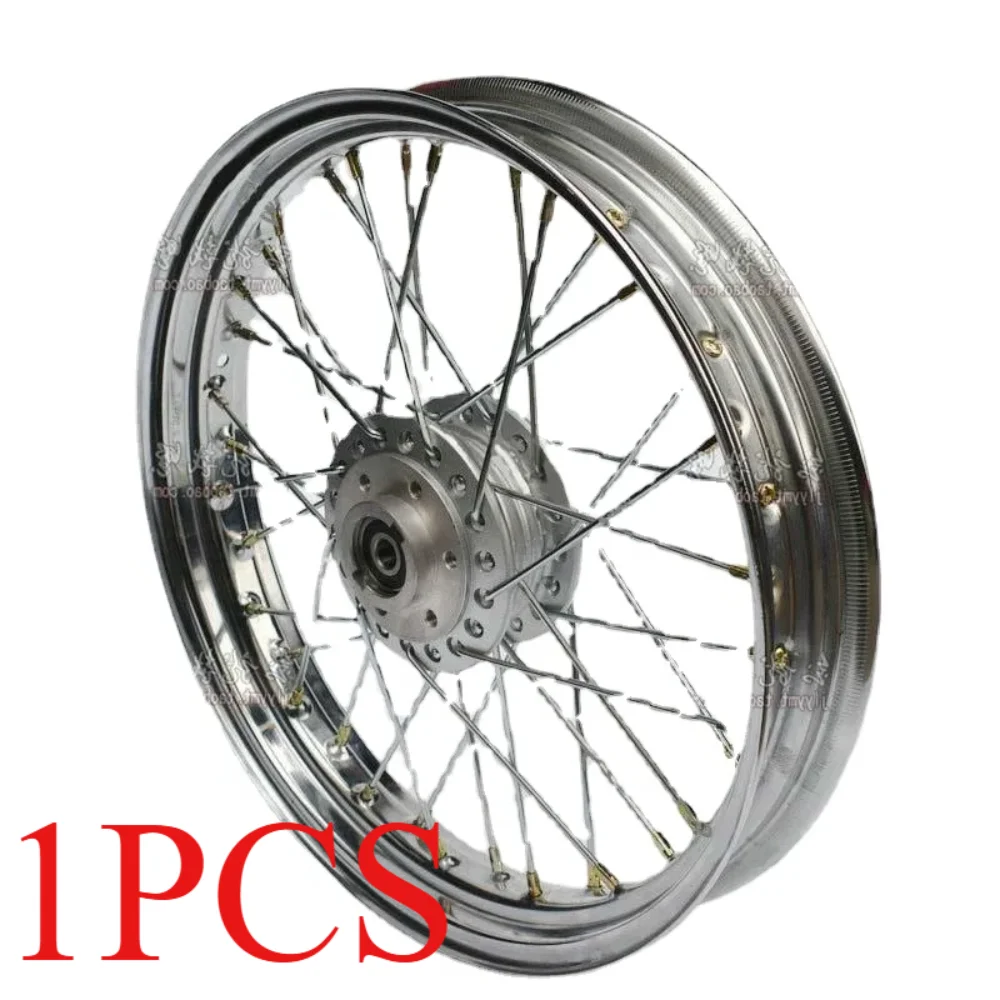 1pcs for GN125/GN250 GS125 GY6 Spoke Wheel Assembly,Steel Rim,Wheel Hub, Steel Modified Front Rear 16 17 18 Inch Widened Spoke