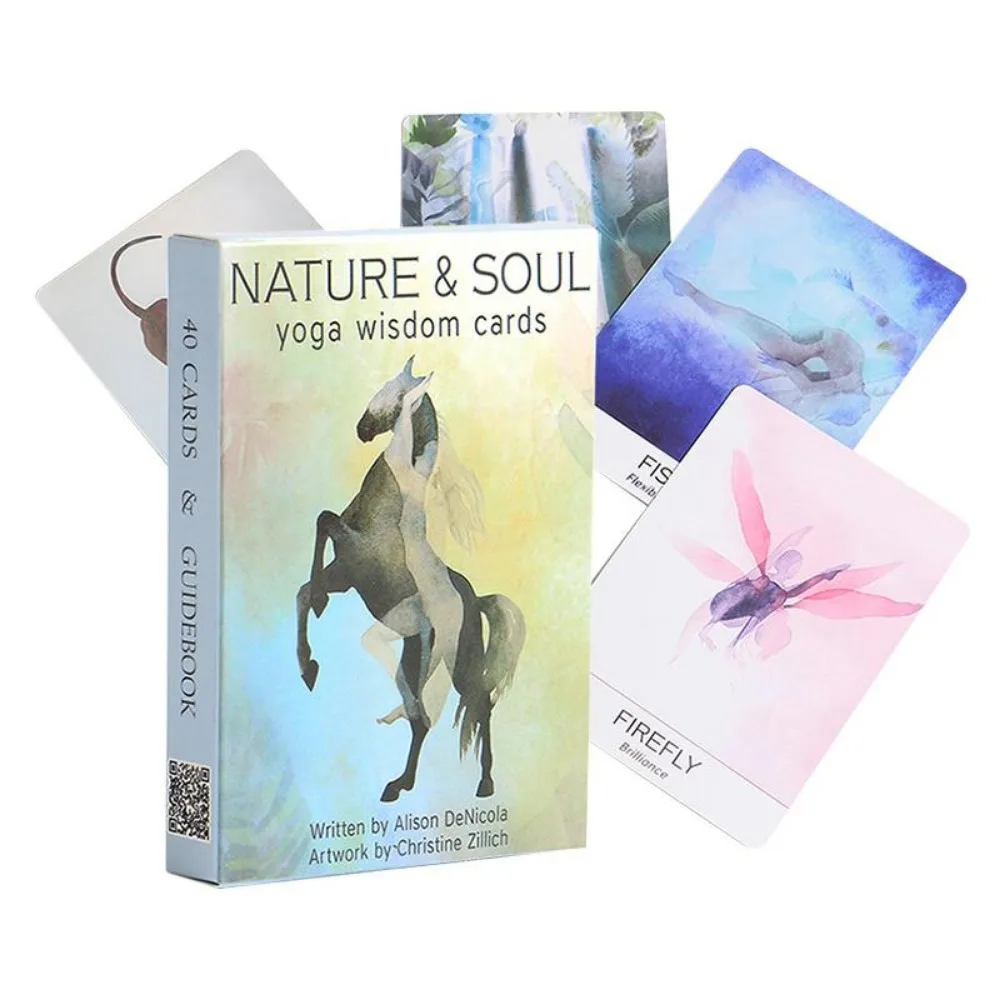 

Oracle Deck Card Nature Soul Yoga Wisdom 40 Cards Full English PDF Guide Book Divination Board Games Home Playing Tarot Wayta