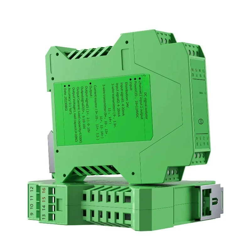 0-10V current signal transmitter analog signal isolator 4-20ma 0-10v 0-5v