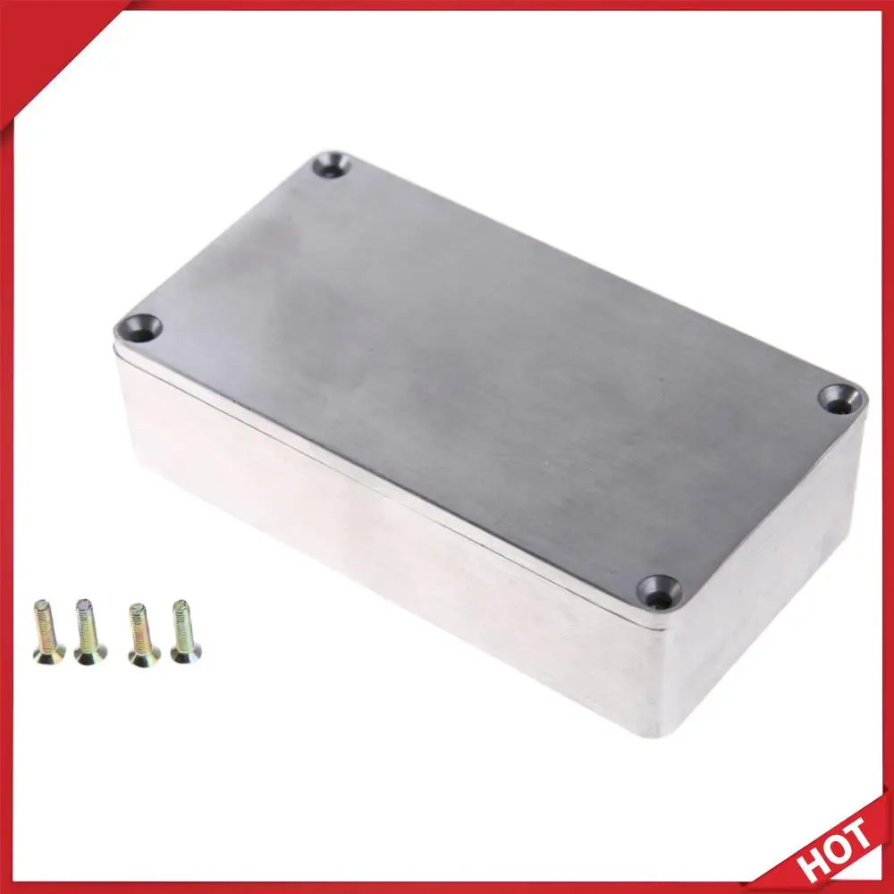 1590B Effects Pedal Enclosure with Screws Aluminum Guitar Effect Cases Holder Replacement  Musical Instrument Kit