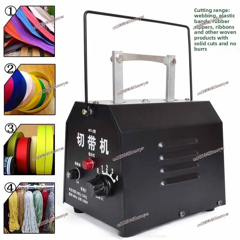 Manual tape cutting machine/tempered type thermal shear trademark hot cutting machine