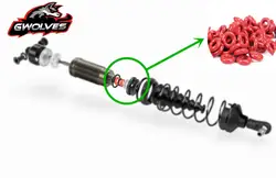 Juntas tóricas de silicona para control remoto, amortiguadores de aceite circulares, sello amortiguador resistente a la corrosión para barco, coche, avión, Quadcopter, piezas RC, 10 unidades