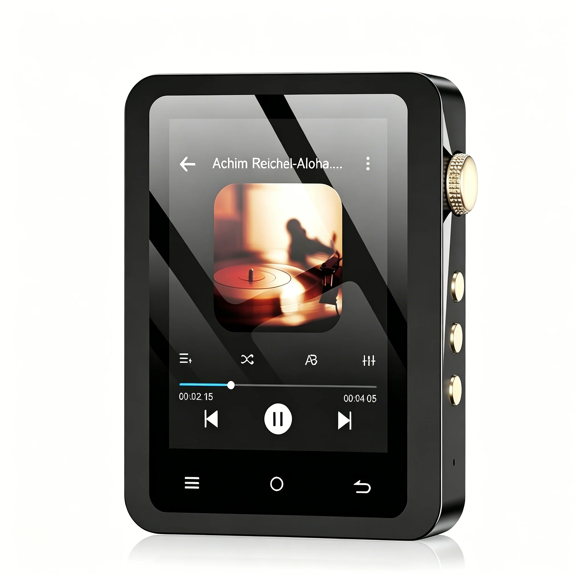 HiFi MP3 Player with Bluetooth 5.3, Lossless DSD High Resolution Digital Audio Music Player, Portable 64GB Audio Player with 2.8