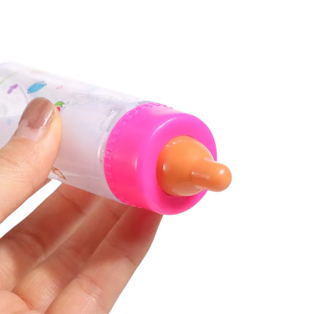 

Milk & Juice Bottles Feeding Set Play House Pretend Baby Bottle Pacifier With Storage Bag Dollhouse Decor Feeding Bottle