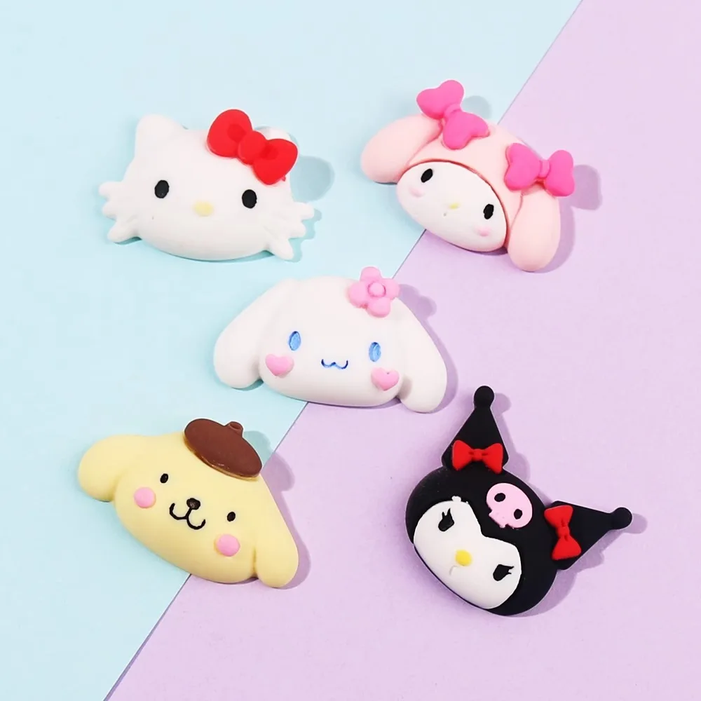 

Miniso мультфильм большие уши собаки новые аксессуары из смолы DIY кремовый клей чехол для мобильного телефона ювелирные изделия головной убор заколка для волос материал сумка