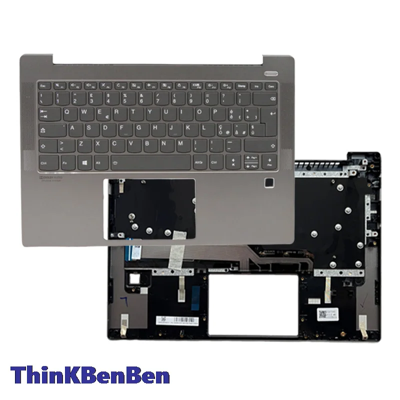 

TR Turkish Grey Keyboard Upper Case Palmrest Shell Cover For Lenovo Ideapad S540 14 14IWL 14IML 14API 5CB0S17229
