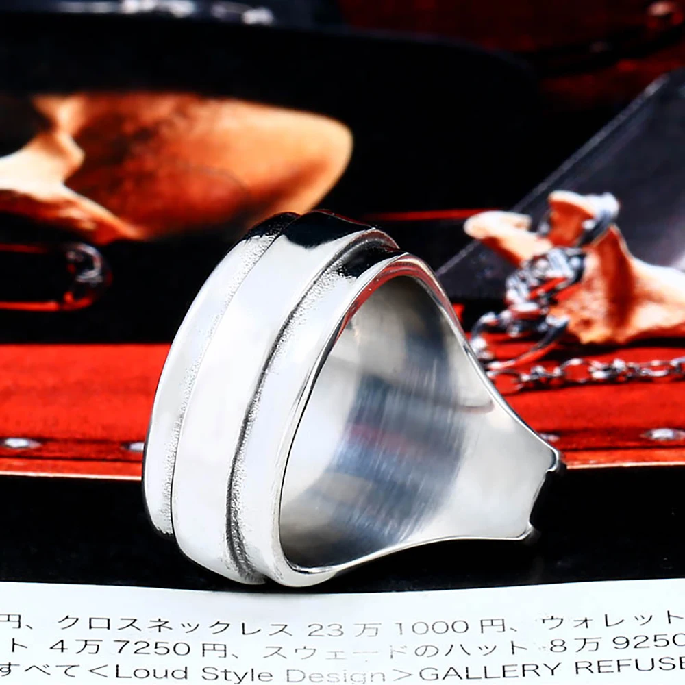 High Quality Stainless Steel Personality Movie Rings For Men Boys Punk Rock Cool Unique Knight Metal Charm Jewelry Accessories