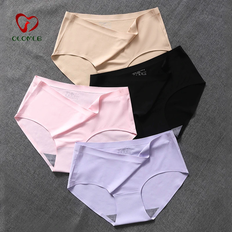 Calcinhas sexy sem costura para mulheres, cuecas de seda gelo, lingerie Tanga, bragas femme com corda, cuecas com cordas, 10 peças