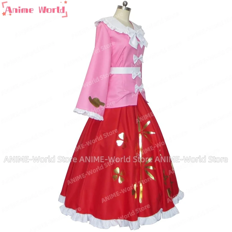 "Custom Size" Anime Touhou Project Kaguya Houraisan Outfit Jurk Cosplay Kostuum Lolita Jurk Carnaval Halloween Pruik Kerst