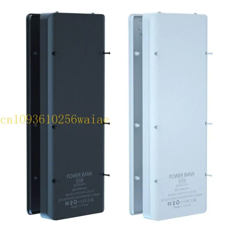 652F QC3.0 USB 10x18650 بطاريات DIY Box Holder for Case Fast for Shell Displable LCD Access