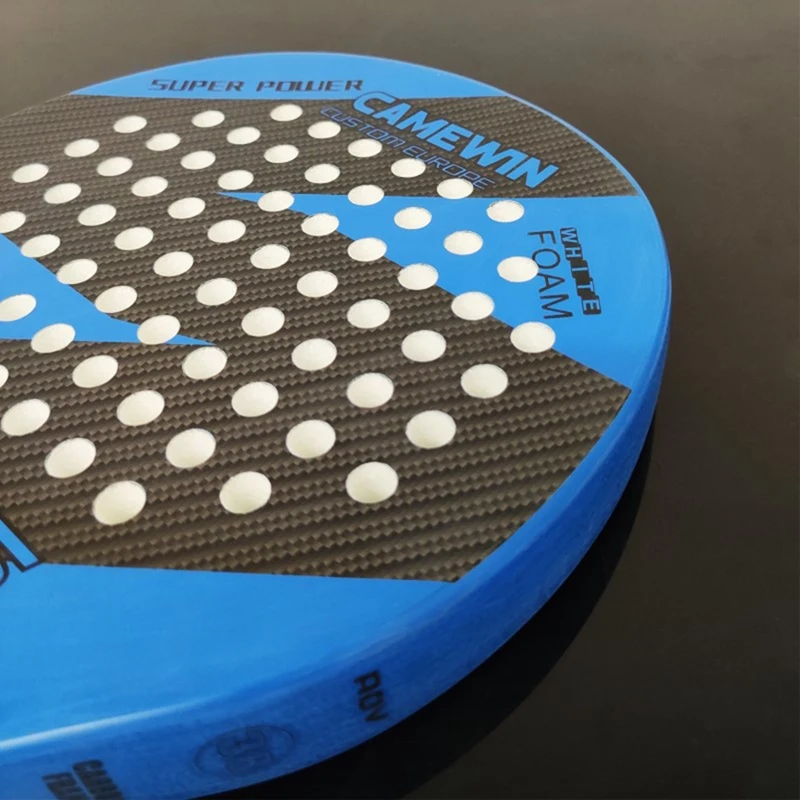 Camewin Padel Racket Beach Tennis Carbon Fiber And EVA Smooth Surface Durable Power Lite Paddleball Paddle Racket