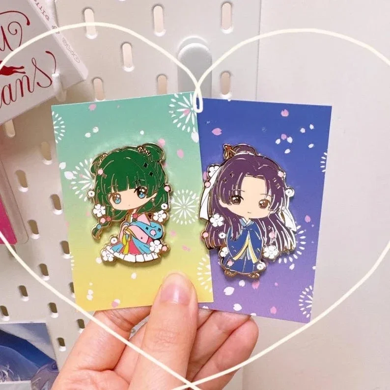 Maomao Jinshi Hanfu Anime Hard Enamel Pins