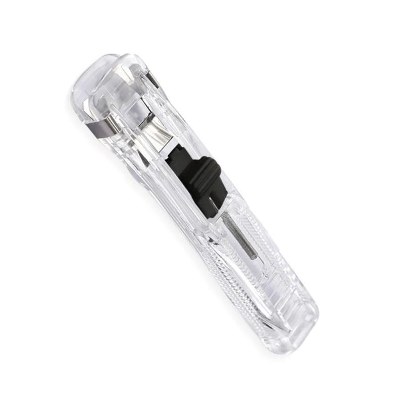 5asd Multi-purpose Paper Clamp Dispenser Reusable Metal Paper Clamp Refillable Clamp Dispenser 40 Sheets Capacity for Office