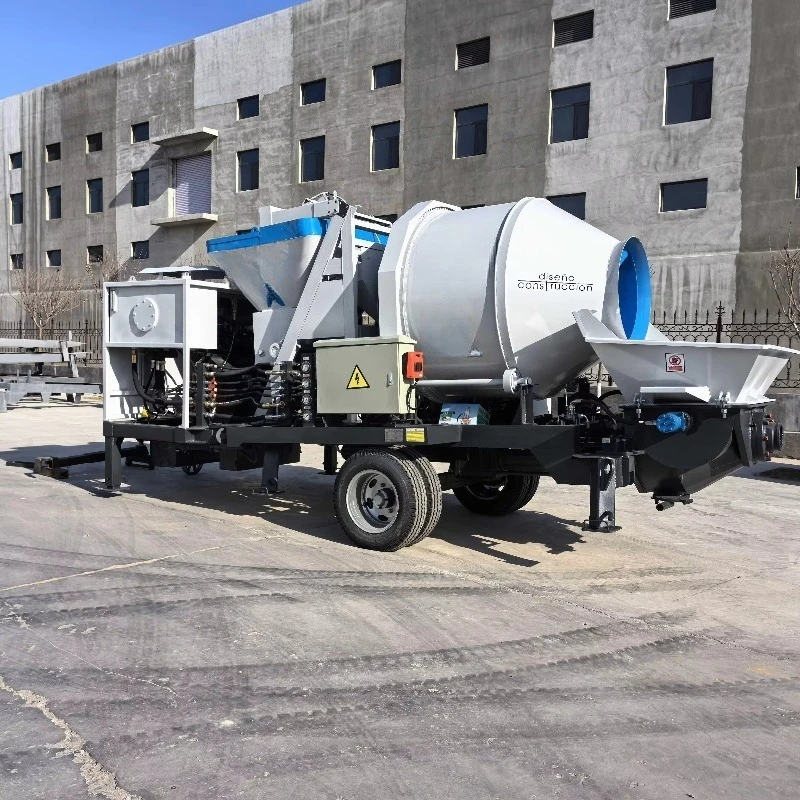 Concrete Mixer Pump Diesel Electric Integrated Mixing for Construction Pumping and Conveying Equipment Building Projects